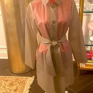 WbyWorth belted trench style raincoat.